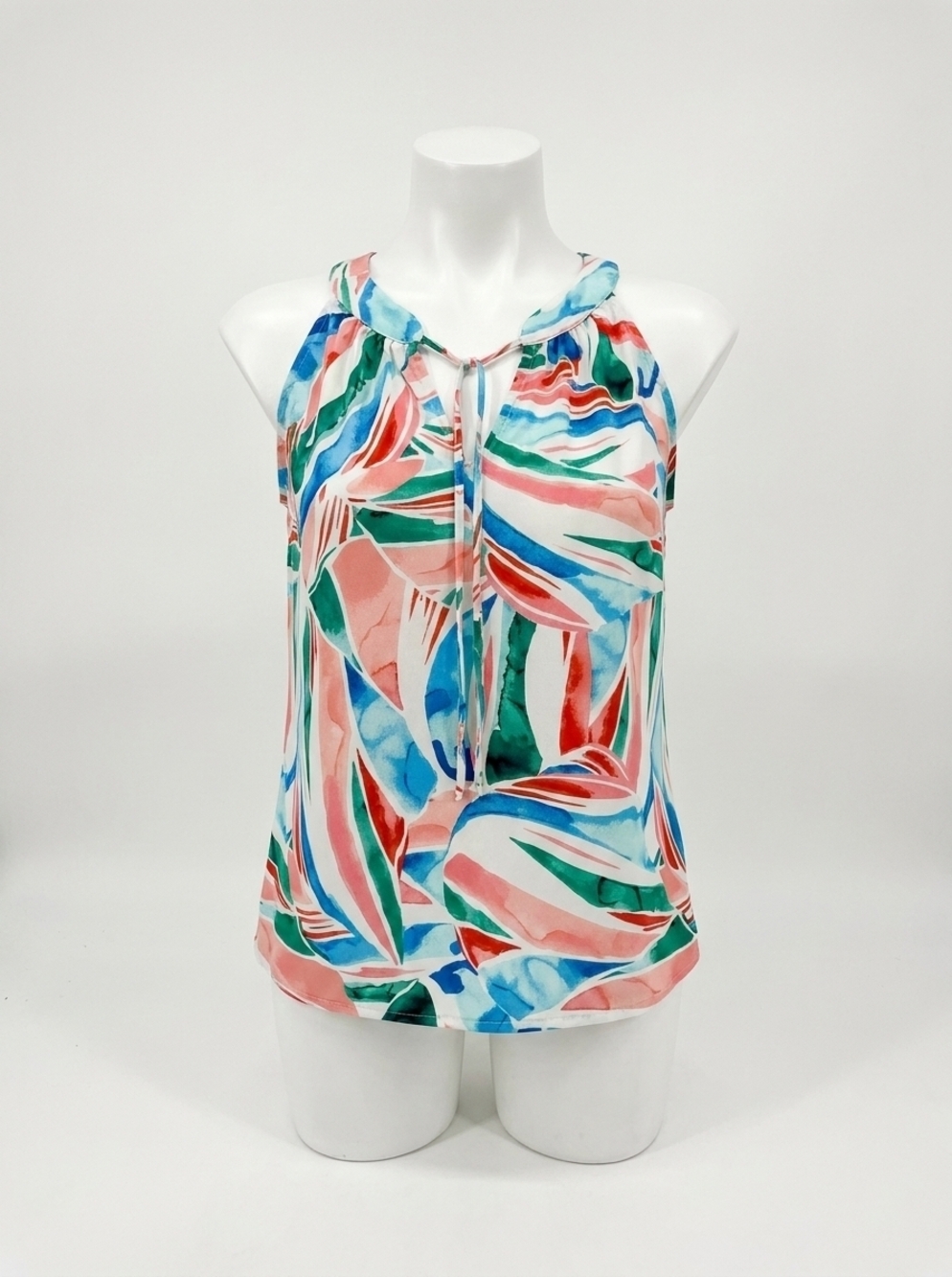 NEW VERONICA M split neck halter top in wendy